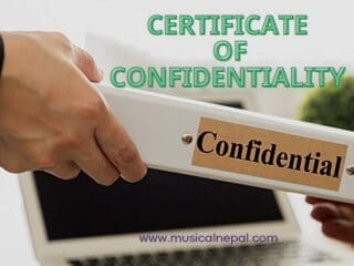what is Certificate of Confidentiality